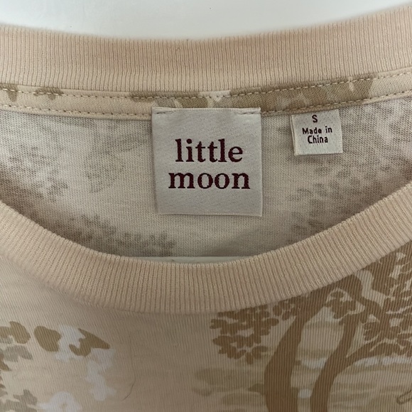 LITTLE MOON ARITZIA NUDE PATTERNED T SHIRT - Picture 3 of 4